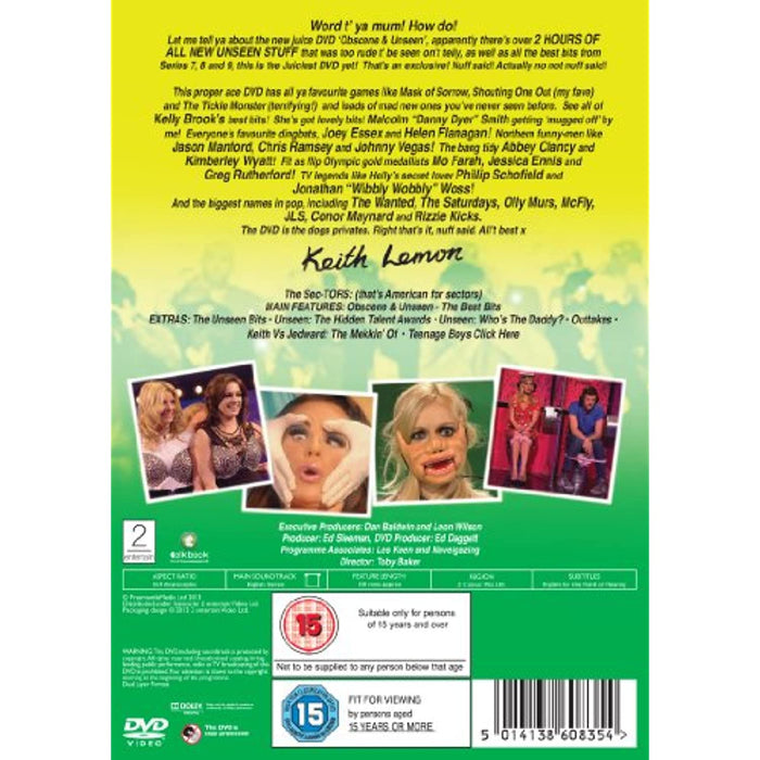 NEW Sealed - Celebrity Juice: Obscene and Unseen [DVD] [Region 2] - Attic Discovery Shop