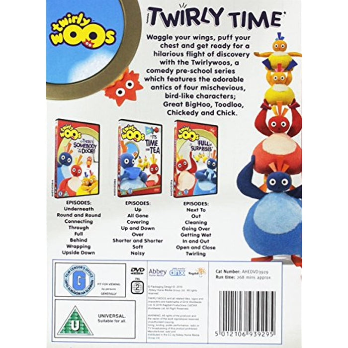 Twirlywoos - Twirly Time Triple 3 Disc Set [DVD Boxset] [Region 2] - New Sealed - Attic Discovery Shop