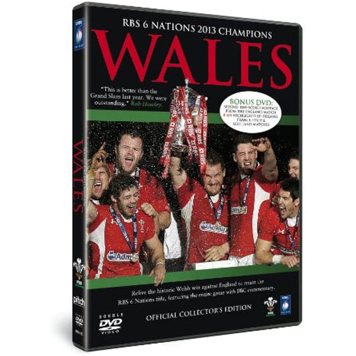 Wales - RBS 6 Nations 2013 Champions [DVD] [Region 2] 6 Six Nations Rugby - Like New - Attic Discovery Shop