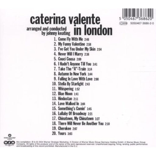 Caterina Valente In London - [CD Album] - Good - Attic Discovery Shop