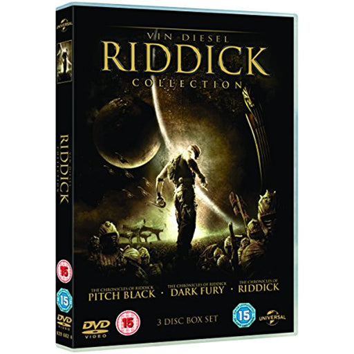 The Riddick Collection Pitch Black / Dark Fury / Riddick [DVD] [Region 2] - Like New - Attic Discovery Shop