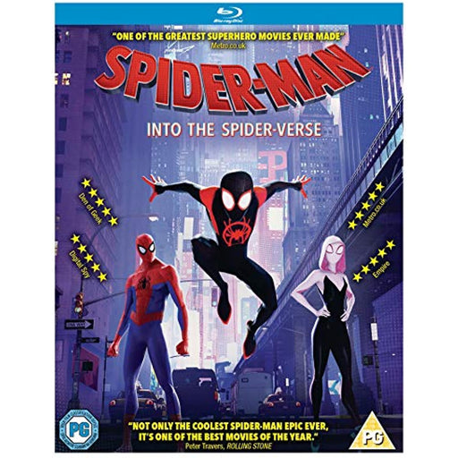 Spider-man Into The Spider-Verse [Blu-ray] [2018] [Region Free] (Animated) - Very Good - Attic Discovery Shop
