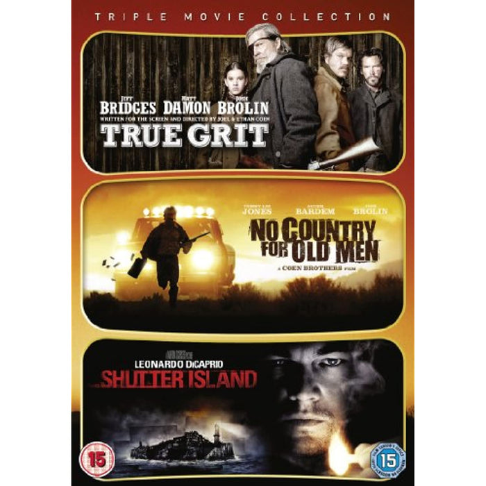 True Grit /No Country for Old Men /Shutter Island [DVD] [Region 2] - New Sealed - Attic Discovery Shop