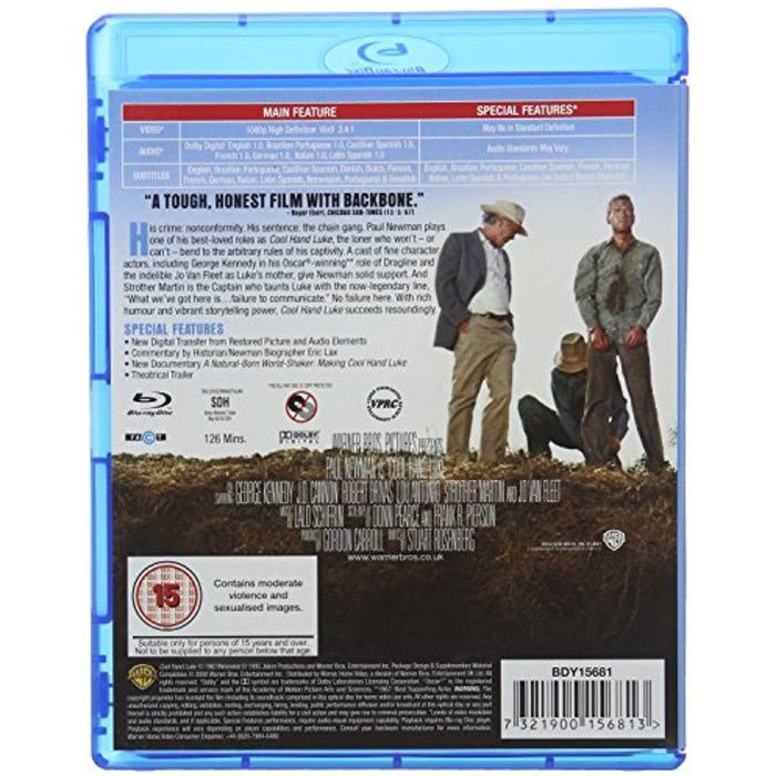 Cool Hand Luke [Deluxe Edition] [Blu-ray] [1967] [Region Free] - New Sealed - Attic Discovery Shop