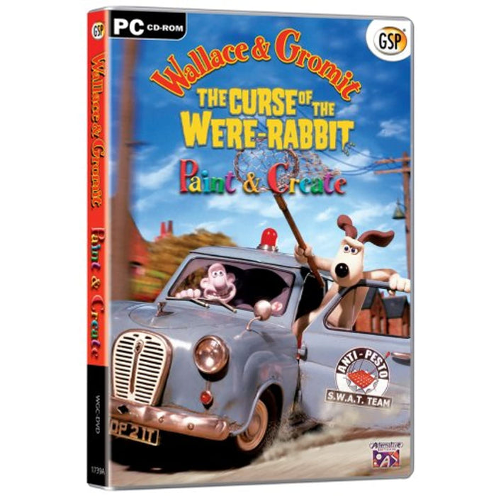 Wallace and Gromit - Paint and Create (PC CD-ROM Game) [Includes Manual] - Very Good - Attic Discovery Shop