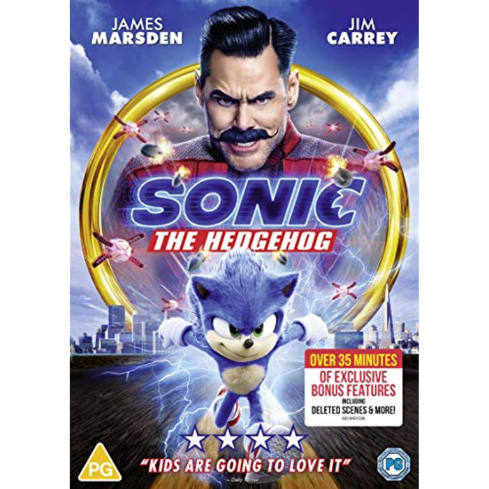 Sonic The Hedgehog [DVD] [2020] [Region 2] (Real Life Movie) - Very Good - Attic Discovery Shop