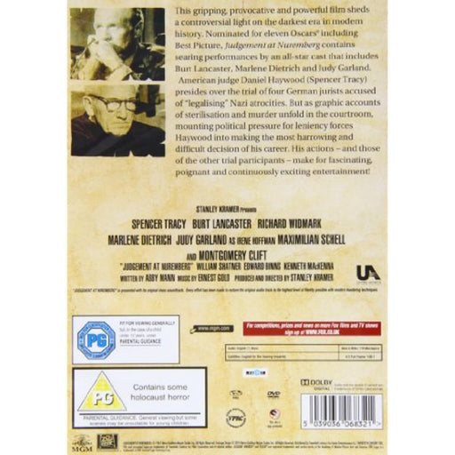 Judgement At Nuremberg [DVD] [Region 2] - Like New - Attic Discovery Shop
