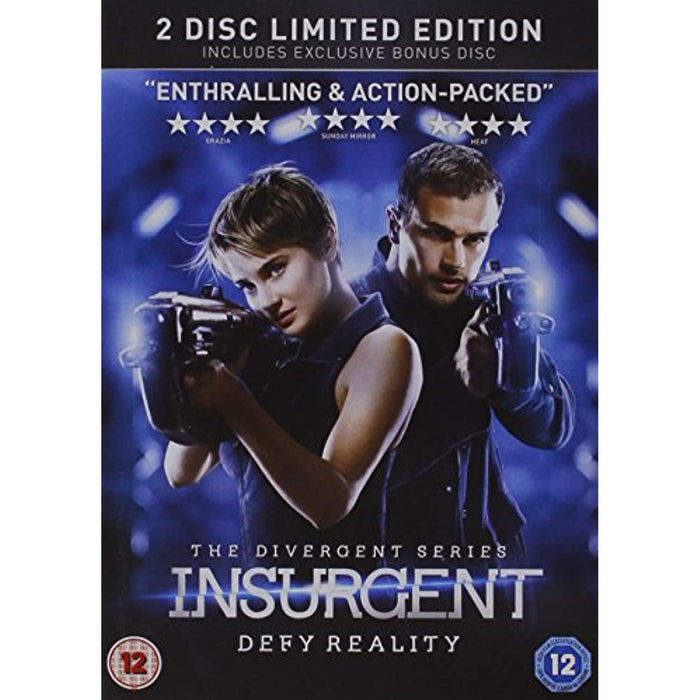 Insurgent - 2 Disc Limited Edition [DVD] [2015] [Region 2] - New Sealed - Attic Discovery Shop