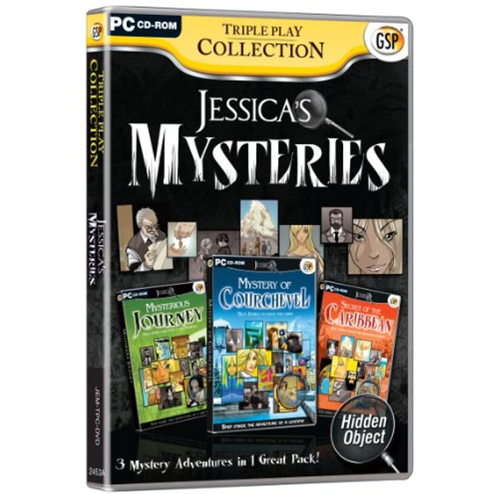 Triple Play Collection: Jessica's Mysteries (PC CD-ROM Game) - Very Good - Attic Discovery Shop