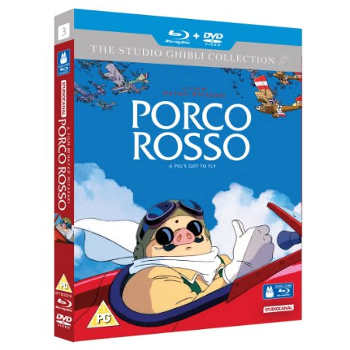 Porco Rosso Double Play (Blu-ray + DVD) [Region B] [2-Disc] (Studio Ghibli) - Very Good - Attic Discovery Shop