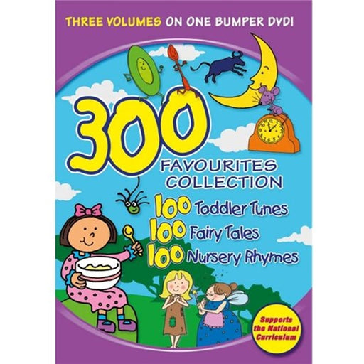 300 Favourites Collection Toddler Tunes Fairy Tales Nursery Rhymes DVD R2 Sealed - Attic Discovery Shop