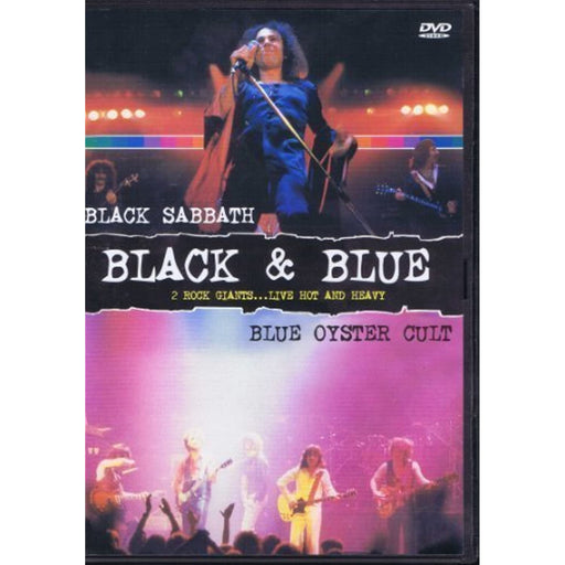Black Sabbath / Blue Oyster Cult Black & Blue [Rare VHS Video] 14 Track, 85 Min - Very Good - Attic Discovery Shop