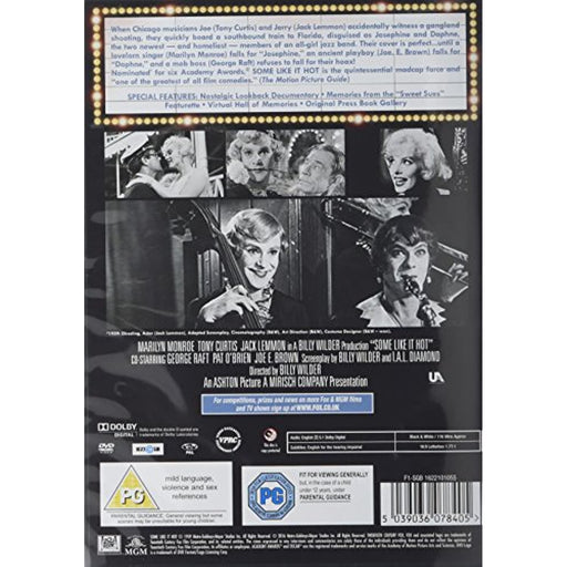 Some Like It Hot [DVD] [2014] [2016] [Region 2] (Marilyn Monroe) - Like New - Attic Discovery Shop