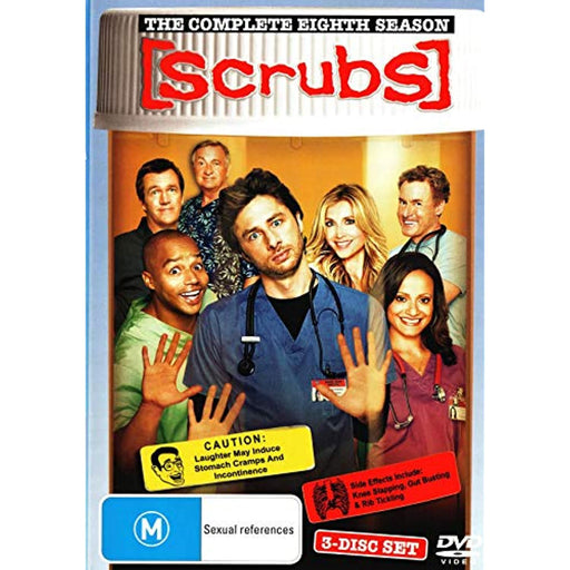 Scrubs The Complete Season 8 Eighth Series [DVD] [Rare AU Import] [Region 4] - Like New - Like New - Attic Discovery Shop