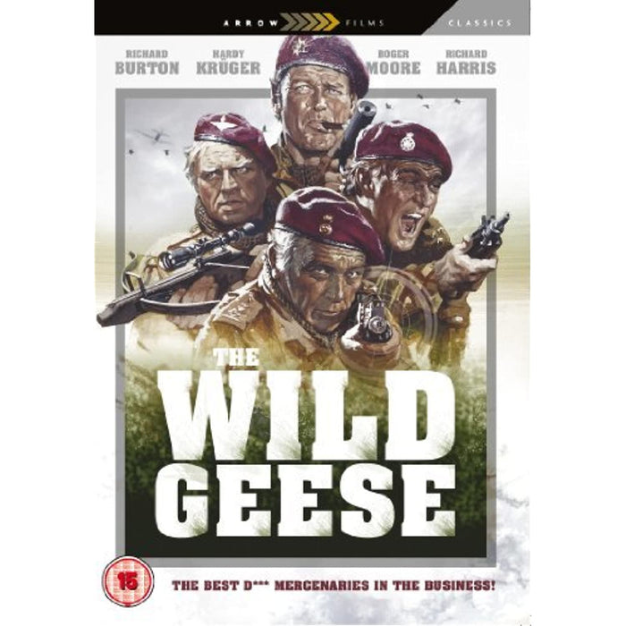 The Wild Geese [DVD] [Region 2] - (New, Torn Seal) - Like New - Attic Discovery Shop