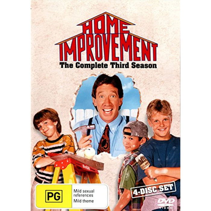 Home Improvement Season 3 Series [DVD] [Rare AU Import] [Region 4] - New Sealed - Attic Discovery Shop