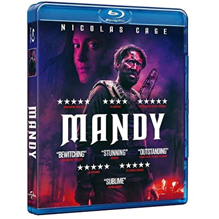 Mandy 2018 Film [Blu-ray] Nicolas Cage [Region B] - New Sealed - Attic Discovery Shop