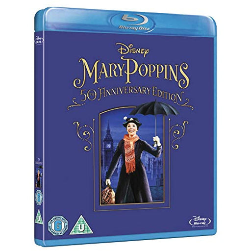 Mary Poppins 50th Anniversary Edition [Blu-ray] [Region Free] - Very Good - Attic Discovery Shop