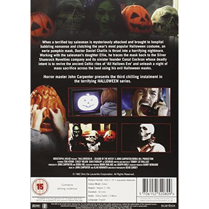 Halloween III: Season of the Witch [DVD] [Region 2] - Very Good - Attic Discovery Shop