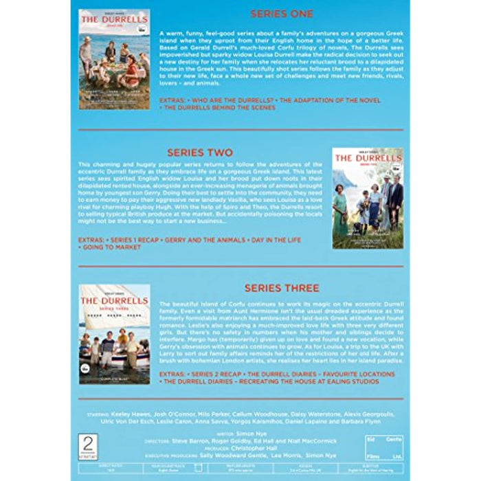 The Durrells Series 1-3 One - Three Seasons [DVD Boxset] [Reg 2, 4] - New Sealed - Attic Discovery Shop