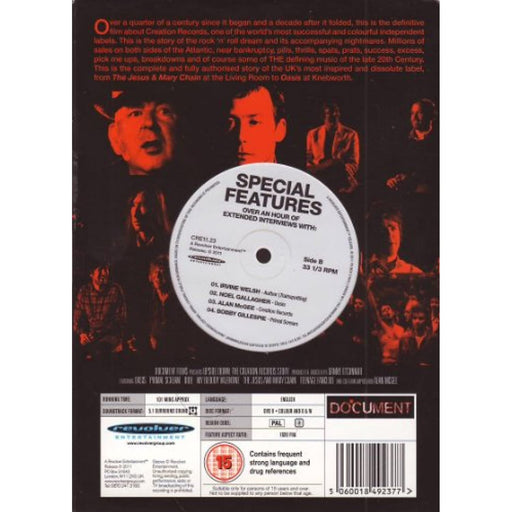 Upside Down The Story Of Creation Records Primal Scream Oasis.. [DVD] [Region 2] - Good - Attic Discovery Shop