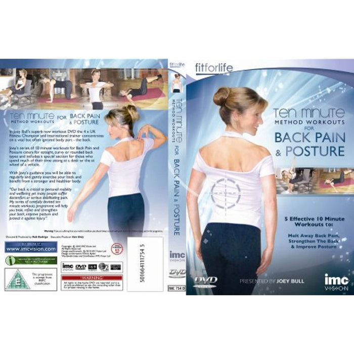 Back Pain & Posture 3 DVD Definitive Box Set Fit for Life Workouts - New Sealed - Attic Discovery Shop