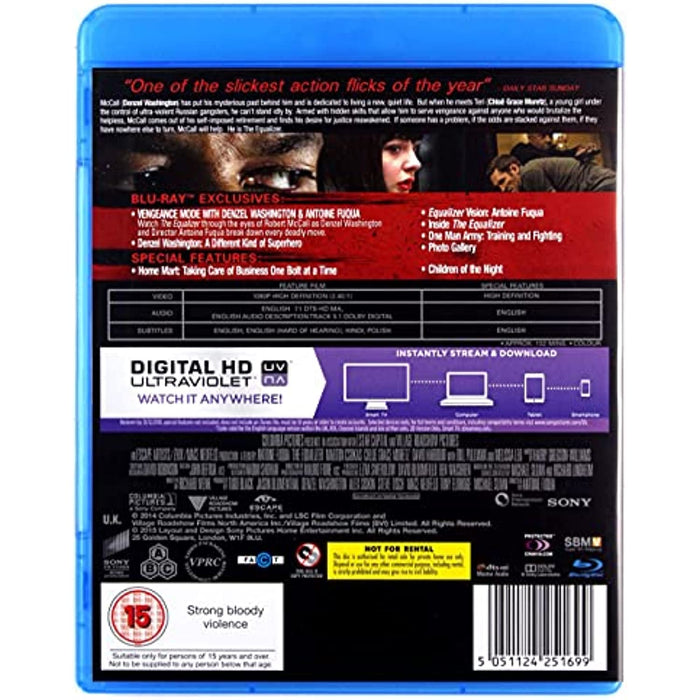 The Equalizer [Blu-ray] [2014] [Region Free] - [Action] - New Sealed - Like New - Attic Discovery Shop