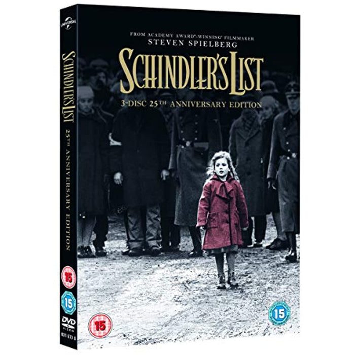 Schindler's List 25th Anniversary Bonus Edition DVD 2018 [Reg 2, 4] - New Sealed - Attic Discovery Shop