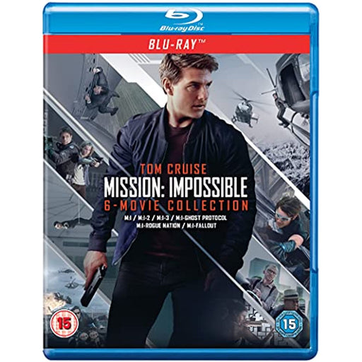 Mission: Impossible 6-Movie Collection (Blu-ray +Bonus Disc) 2018 [Region Free] - Good - Attic Discovery Shop
