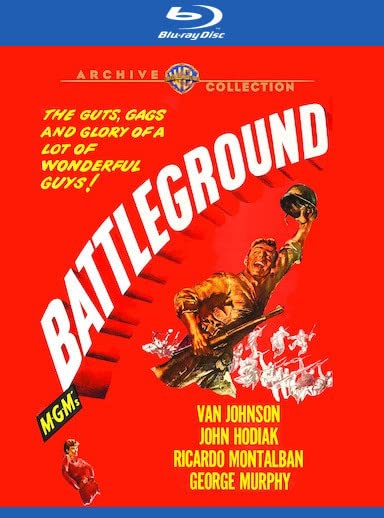 Battleground [Blu-ray] [Region Free] [Rare US Import] 1949 WB Archive Collection - Very Good - Attic Discovery Shop
