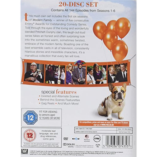Modern Family The Complete Seasons 1-6 (1, 2, 3, 4, 5, 6) DVD Boxset [Region 2] - Like New - Attic Discovery Shop