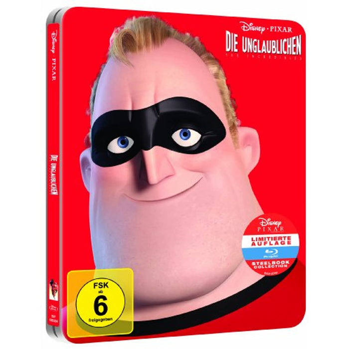 The Incredibles Steelbook [Blu-ray] [Rare German Import] [Region Free] (ENG/GER) - Like New - Attic Discovery Shop