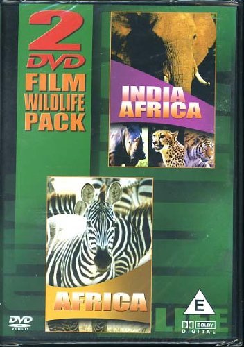 2 DVD Film Wildlife Pack - India/Africa + Africa [Region Free] - New Sealed - Attic Discovery Shop