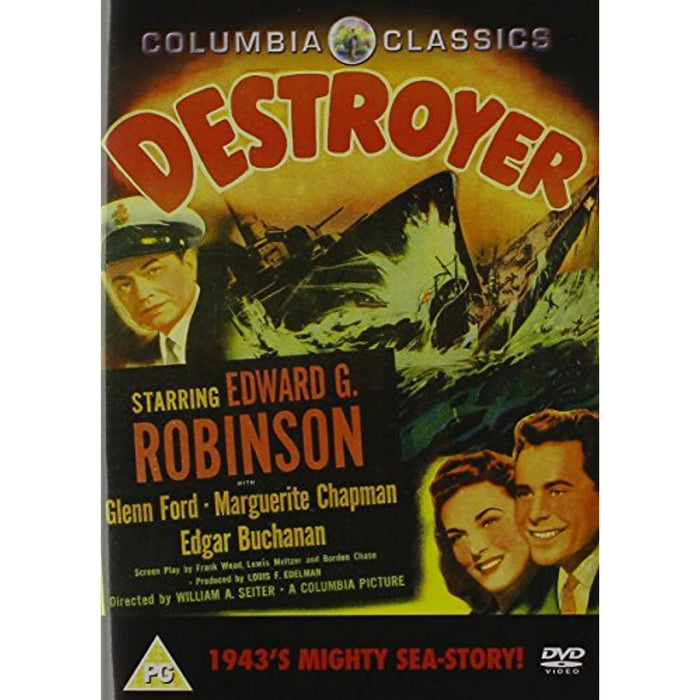 Destroyer [DVD] [1943] [Region 2, 4] Rare Columbia Classics 1943 War / Sea-Story - Very Good - Very Good - Attic Discovery Shop