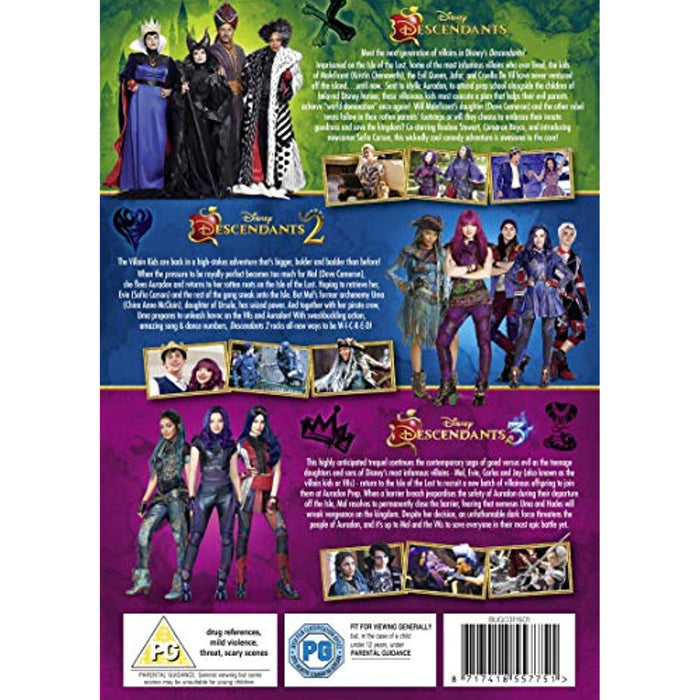 Disney Descendants 1-3 1 2 3 Movie Collection [DVD Boxset] 2019 R2 - New Sealed - Attic Discovery Shop