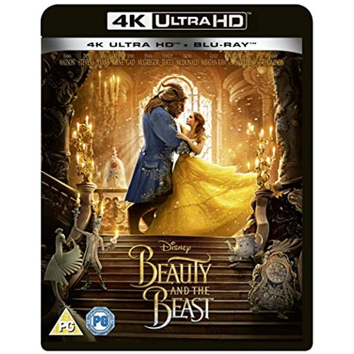 Disney's Beauty And The Beast [Blu-ray + 4K Ultra HD UHD] [2020] [Region Free] - Very Good - Attic Discovery Shop