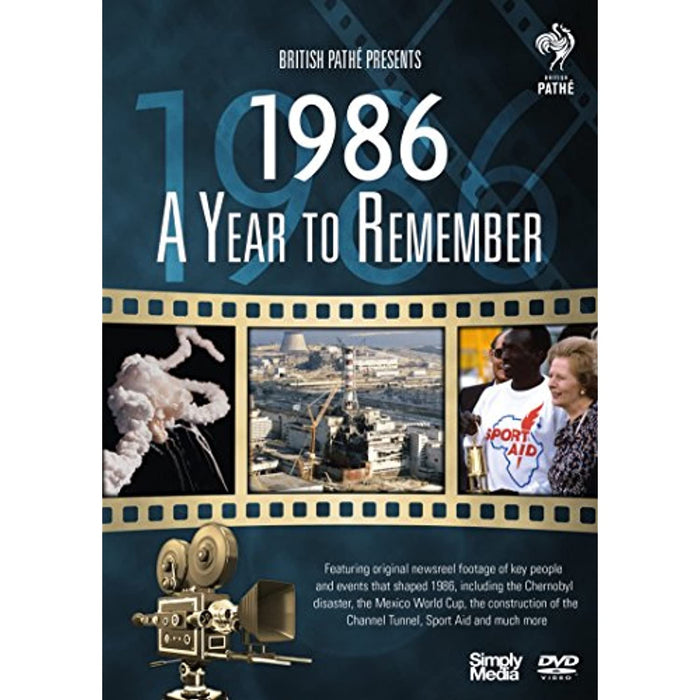 British Pathé News - A Year to Remember 1986 - 34th [DVD] [Reg 2] - New Sealed - Attic Discovery Shop