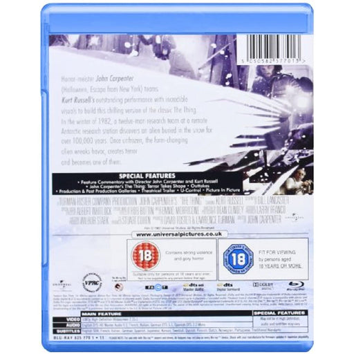 The Thing - John Carpenter [Blu-ray] [Region Free] - Very Good - Attic Discovery Shop
