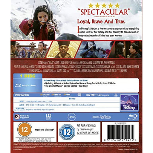 Mulan (2020) [Blu-ray] [Region Free] (Disney) - Like New - Attic Discovery Shop