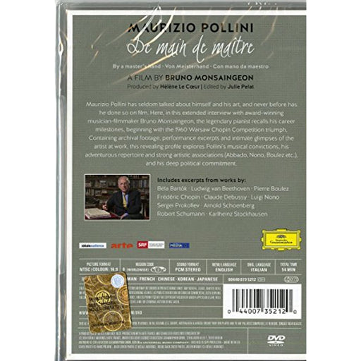 Maurizio Pollini: De Main De Maitre [DVD] [2015] [Region Free] (please read) - Acceptable - Attic Discovery Shop