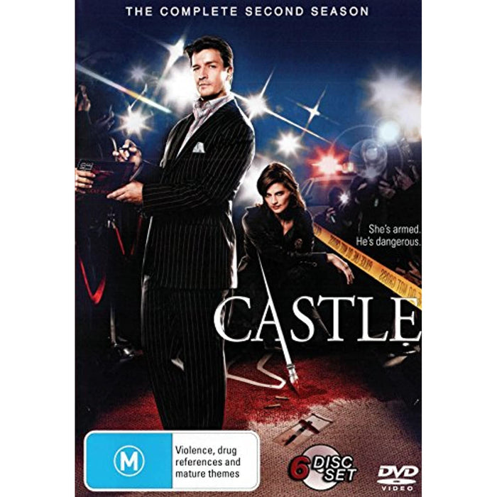 Castle: Season 2 The Second Series [DVD] [Rare AU Import] [Region 4] - New Sealed - Attic Discovery Shop