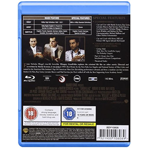 Goodfellas [Blu-ray] [1990] [Region Free] - Like New - Attic Discovery Shop