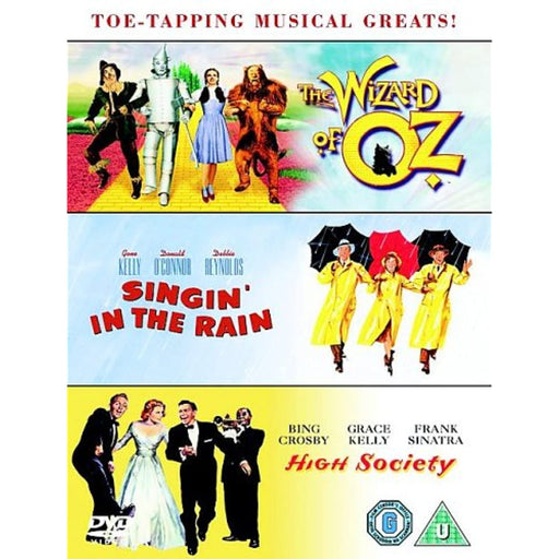 Wizard of Oz / Singin' In The Rain / High Society [DVD] [Region 2] - New Sealed - Attic Discovery Shop