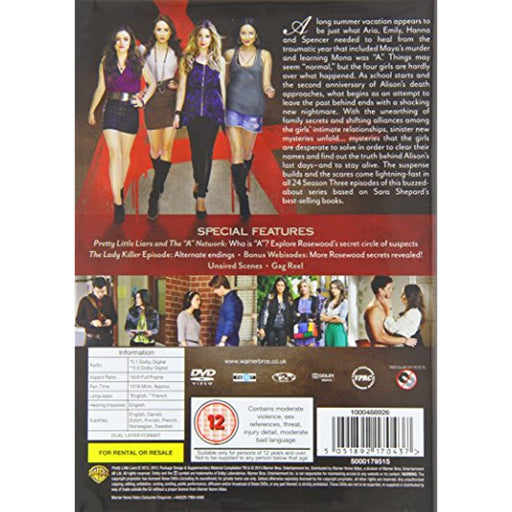 Pretty Little Liars The Complete Season 3 / Third Series [DVD] [2010] [2014] - Like New - Attic Discovery Shop