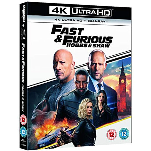 Fast & Furious Presents Hobbs & Shaw (4K Ultra HD + Blu-ray) 2019 [Region Free] - Very Good - Attic Discovery Shop