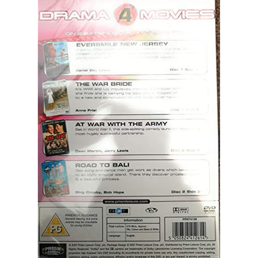 Eversmile New Jersey / The War Bride / Road To Bali [DVD] [Region 2] - New Sealed - Attic Discovery Shop