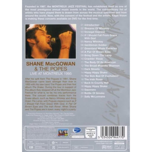 Shane MacGowan And The Popes LIve At Montreux 1995 [DVD] [Region Free] - Very Good - Attic Discovery Shop