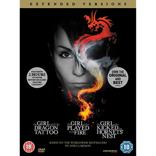 The Girl with the Dragon Tattoo Trilogy [DVD Box Set] [R2] - (New, Scuffed Seal) - Like New - Attic Discovery Shop