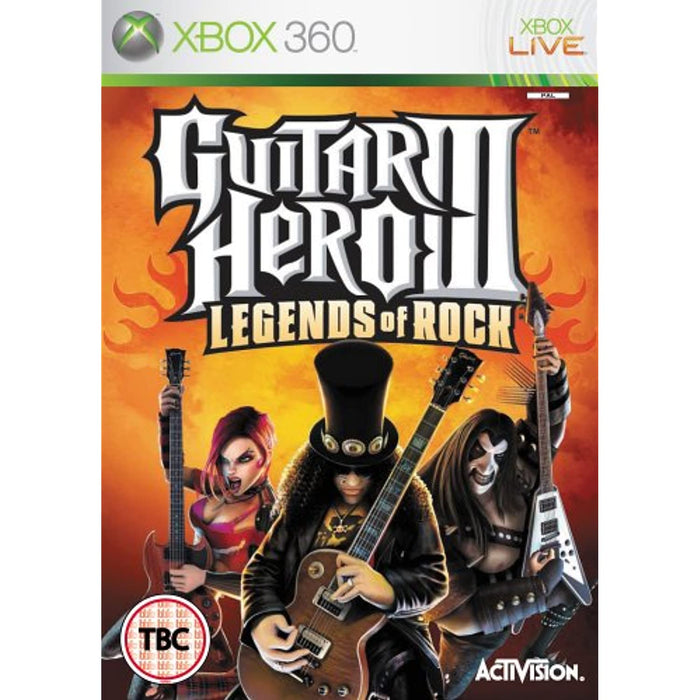 Guitar Hero III: Legends of Rock (Xbox 360 Game) [PAL] Guitar Hero 3 - Acceptable - Attic Discovery Shop