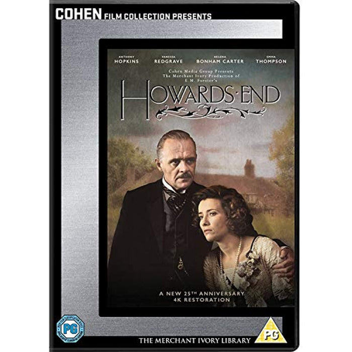 Howard’s End – 25th Anniversary [DVD] [1992] [Region 2] - New Sealed - Attic Discovery Shop